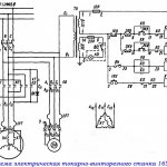 electrical diagram of lathe 16u04p