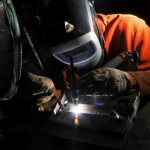 Gas welding with propane and oxygen