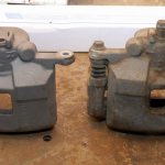 Product before and after sandblasting