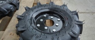 How to make homemade wheels on a walk-behind tractor
