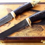 Damascus gift knives