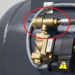 Check valve on compressor