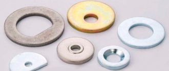 Features of using washers