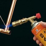 soldering with a torch