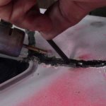 Soldering iron for plastic repair