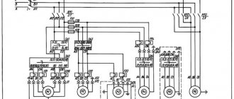 Electrical diagram of sharpening machine 3E642