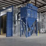 sandblasting chamber air purification system