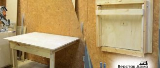 Folding workbench