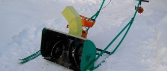Chainsaw-based snow blower