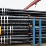 Steel pipes with markings