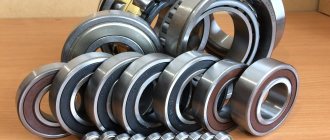 types of bearings and their names